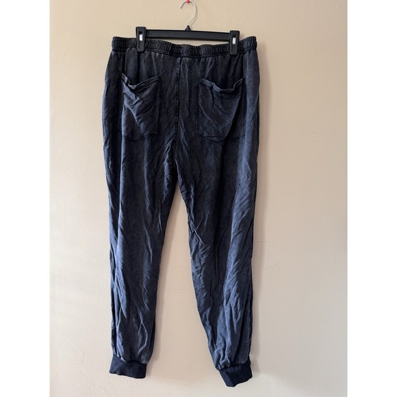 White Birch High Rise Joggers Black Drawstring Flap Pockets Women's Size 2xl - Picture 9 of 10